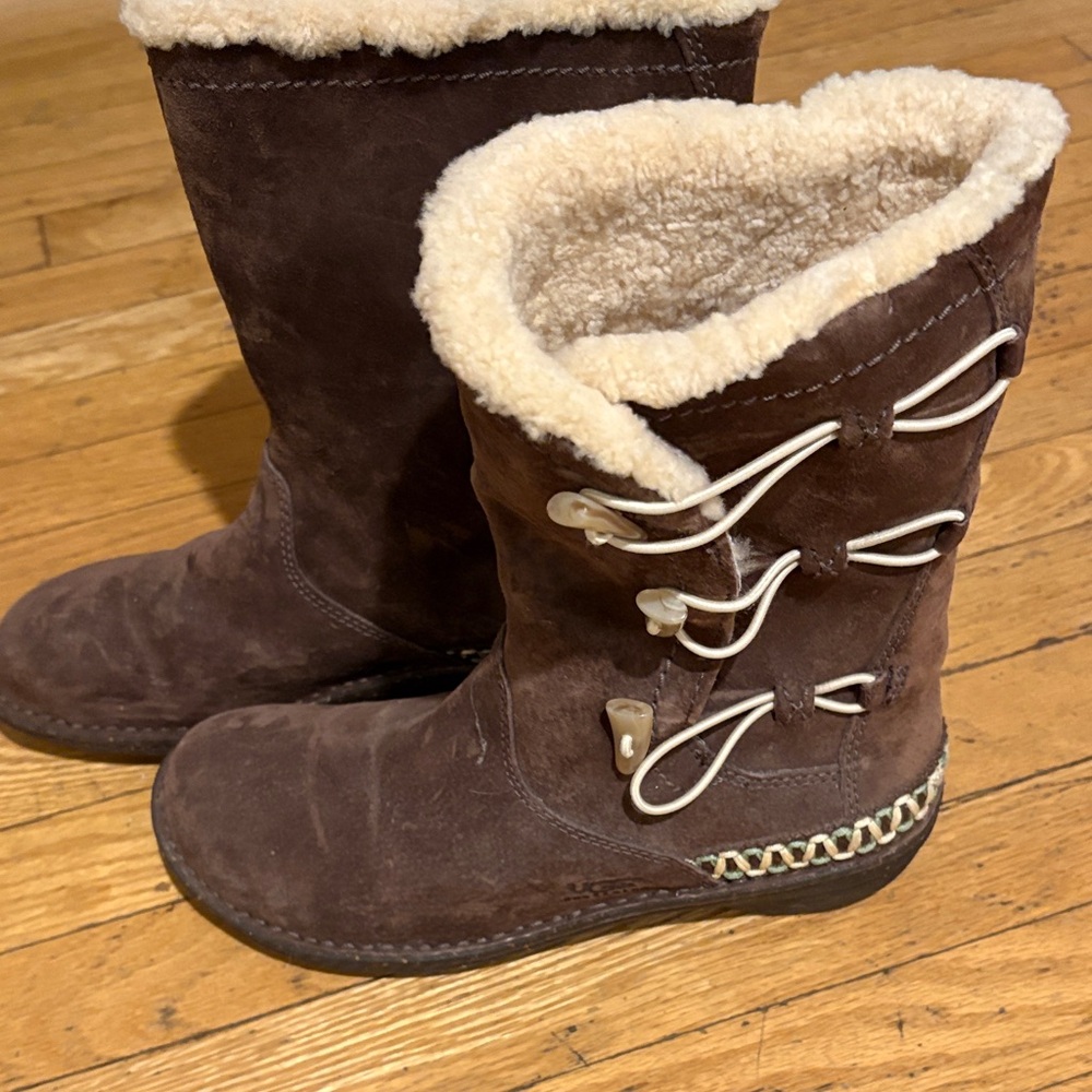 UGG Suede Boots with wool Lining
